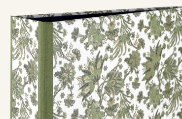 Elegant file folder in green tones